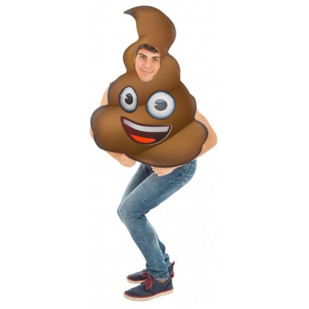 Déguisement Emoji crotte, drôle et décalé ce déguisement émoji fera sensation lors d'une soirée geek Déguisement Emoji crotte, drôle et décalé ce déguisement émoji fera sensation lors d'une soirée geek