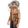 Veste d'indien pour homme avec franges - accessoire déguisement indien Veste d'indien pour homme avec franges - accessoire déguisement indien