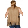 Complétez votre déguisement d'indien ou hippie homme avec cette veste à franges disponible en grandes tailles Complétez votre déguisement d'indien ou hippie homme avec cette veste à franges disponible en grandes tailles