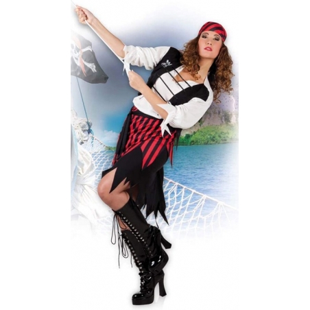 Déguisement pirate femme corsaire