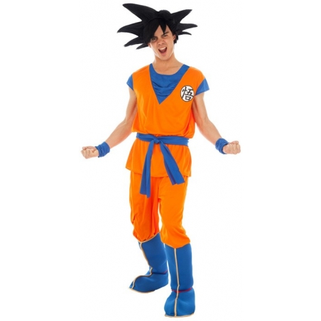 Costume Dragon Ball Z pour adulte - déguisement de sangoku saiyan,, Manga et dessins animés