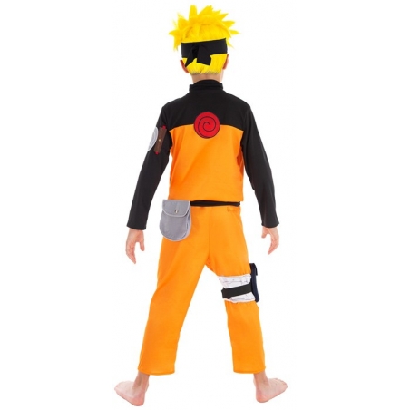 Costume Naruto pour enfant avec sacoche et bandana - déguisement officiel Naruto