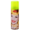 Spray laque pour cheveux couleur jaune fluo