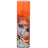 Spray pour cheveux, laque de couleur orange fluo