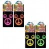 Accessoire fluo, collier et boucles d’oreilles fluo peace and love idéal pour vos soirées 70's Accessoire fluo, collier et boucles d’oreilles fluo peace and love idéal pour vos soirées 70's