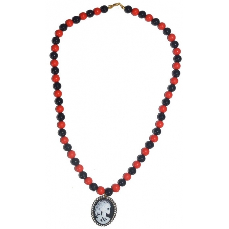 Collier gothique avec camée, accessoirisez votre déguisement pour halloween