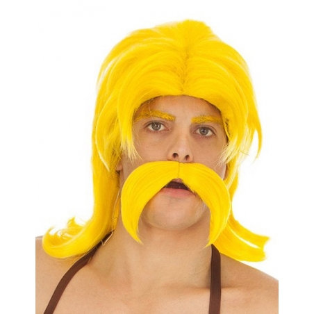 Perruque et Moustache Cétautomatix, incarnez ce personnage de la bande d'Asterix et Obélix Perruque et Moustache Cétautomatix, incarnez ce personnage de la bande d'Asterix et Obélix