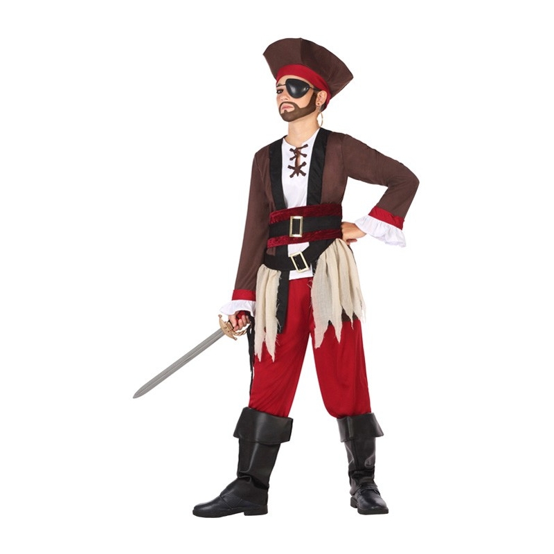 Déguisement garçon pirate des caraïbes - costume pirates
