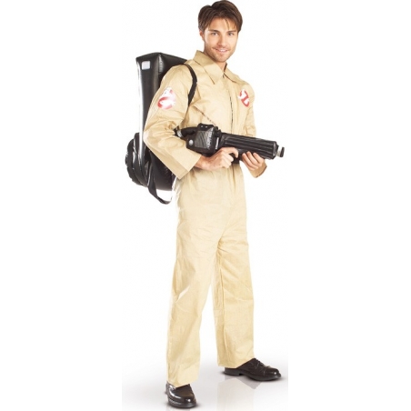 Déguisement Ghostbusters™ pour adulte avec combinaison et arme gonflable - SOS Fantômes