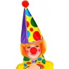 Idée d'accessoires pour un déguisement de clown pour enfant, kit avec nœud papillon, chapeau et nez