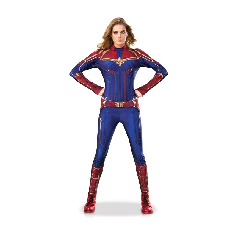 Deguisement Captain Marvel femme La magie du deguisement super heros