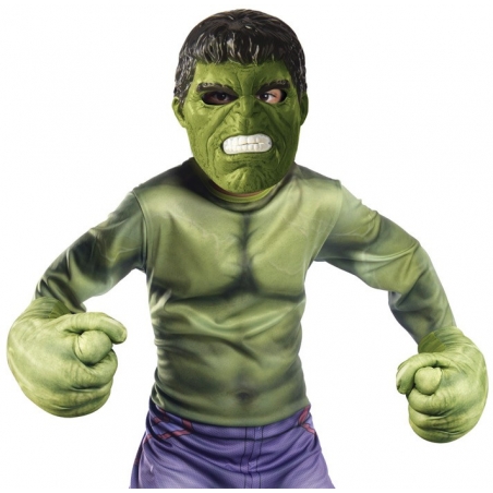 Hulk gants et masque - Kit Marvel Avengers enfant