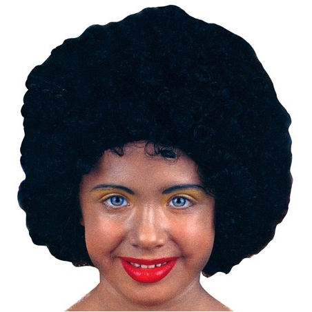 Perruque afro noire pour enfant 