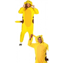 déguisement chinchilla électrique idéal pour incarner Pikachu lors d'un carnaval ou d'un festival