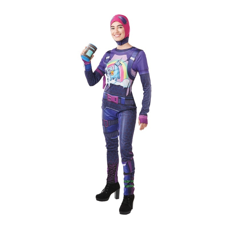 Déguisement Terreur Fluo Fortnite pour adulte, incarnez ce personnage du jeu vidéo Fortnite