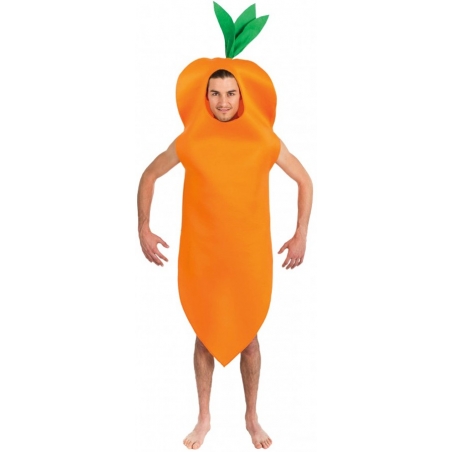 Déguisement de Carotte adulte - taille unique