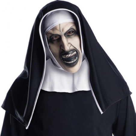 Masque intégral de La Nonne en latex avec coiffe - Masque Conjuring 2 Masque intégral de La Nonne en latex avec coiffe - Masque Conjuring 2