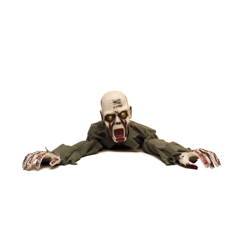 Zombie rampant animé et sonore, une décoration effroyablement originale pour halloween