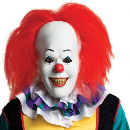 Masque Ça intégral en latex, le masque officiel du célèbre clown tueur du film d'horreur Masque Ça intégral en latex, le masque officiel du célèbre clown tueur du film d'horreur