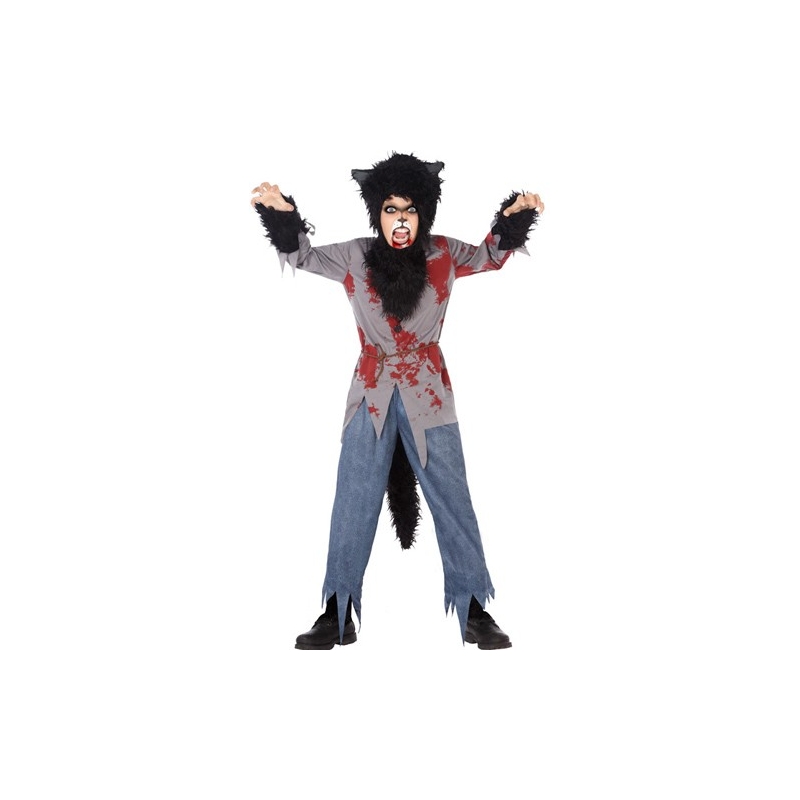 déguisement de loup garou pour enfant et 3 à 12 ans