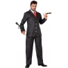 déguisement de gangster pour homme avec pantalon, veste, col blanc et cravate rouge déguisement de gangster pour homme avec pantalon, veste, col blanc et cravate rouge