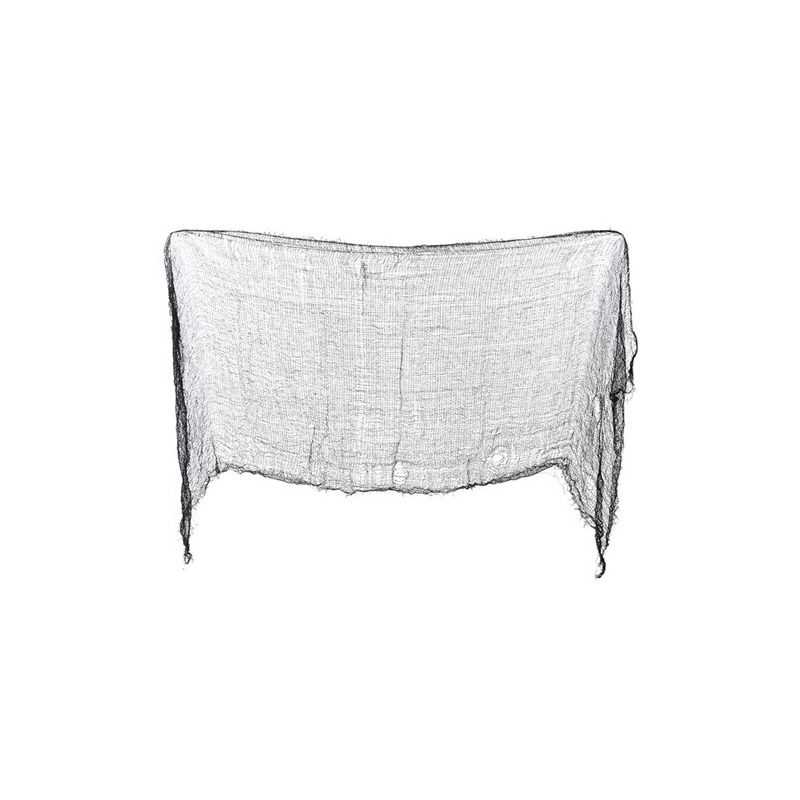 Grand rideau noir idéal pour réaliser un décor digne d'un maison hantée