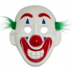 Masque de clown rigolo idéal pour incarner le Joker pour votre soirée d'Halloween