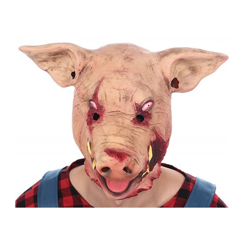 Masque cochon intégral en latex