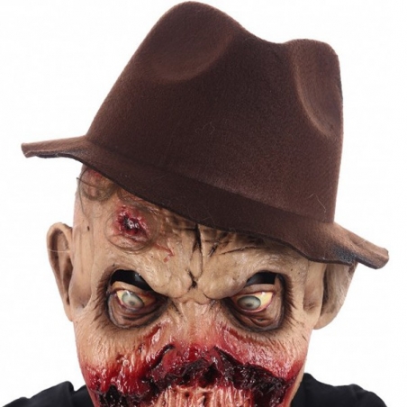 Chapeau serial killer marron