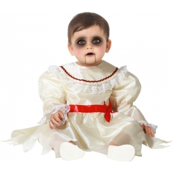 Déguisement Annabelle pour bébé, une robe de poupée idéale pour fêter Halloween avec bébé