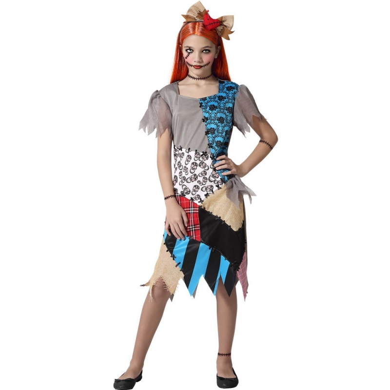 Déguisement poupée vaudou fille