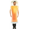 Déguisement de verre de bière pour adulte, incarnez le Beer Man de la fête - costume taille unique