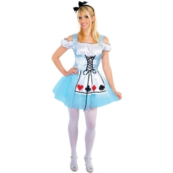déguisement Alice au pays des merveilles pour femme avec robe et serre-tête