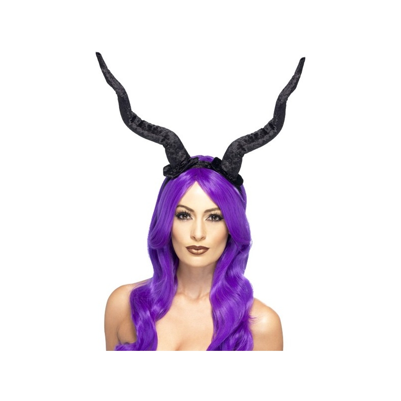 Cornes maléfique noires, un accessoire idéal pour votre déguisement pour Halloween