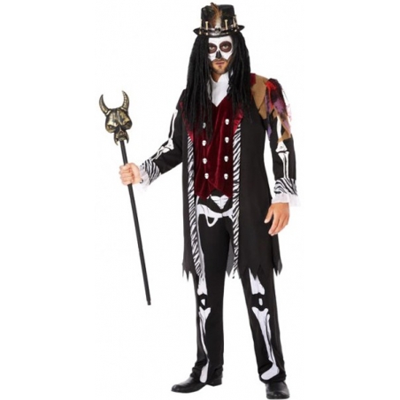 déguisement de sorcier vaudou pour homme avec haut et pantalon déguisement de sorcier vaudou pour homme avec haut et pantalon