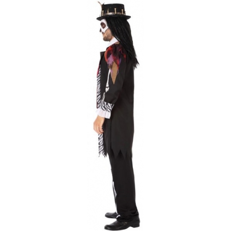 Costume de sorcier vaudou pour homme - déguisement Halloween