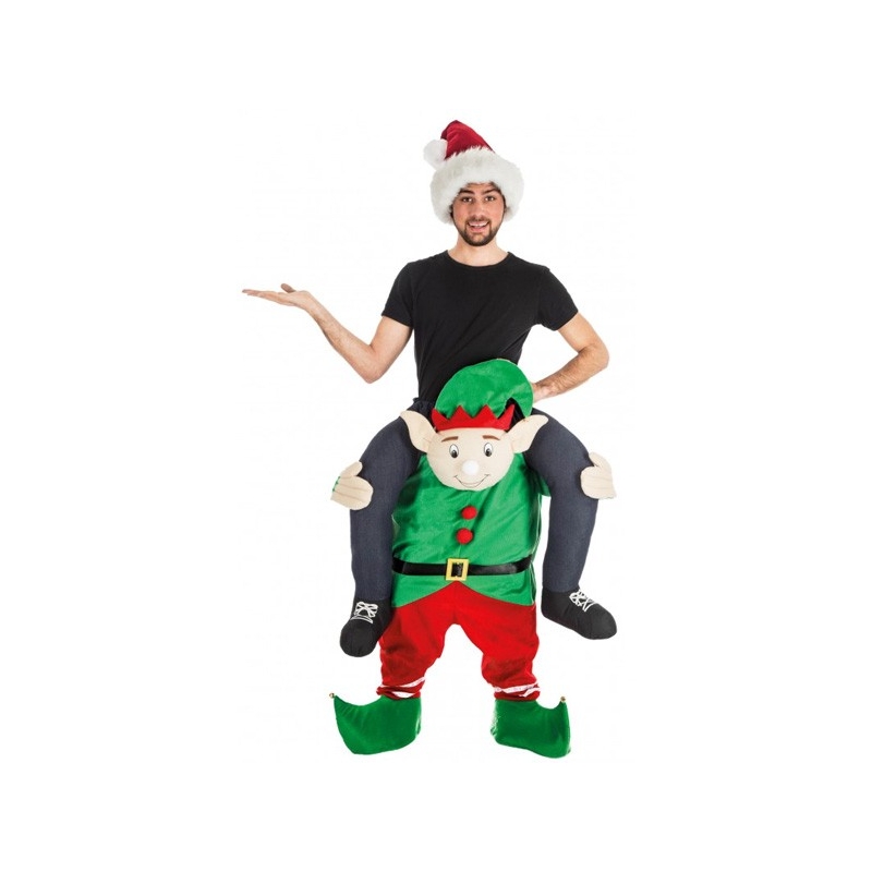 Déguisement lutin porteur, faites-vous porter sur les épaules d'un lutin