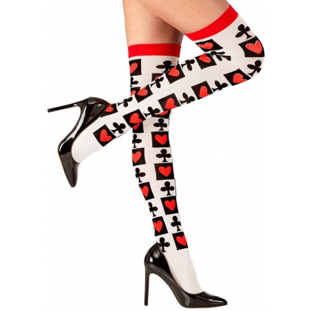 bas cartes de poker femme
