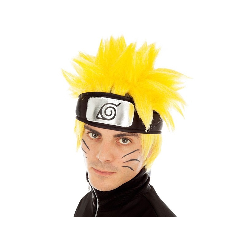 Perruque Naruto Shippuden pour adulte sous licence officielle - Manga & dessins animés