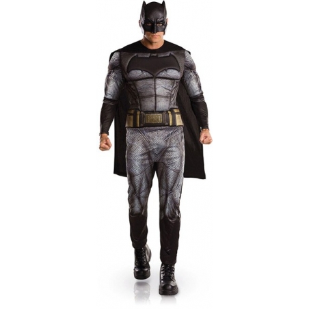 Déguisement de Batman Justice League pour adulte avec combinaison, masque et cape - Dc Comics Costume