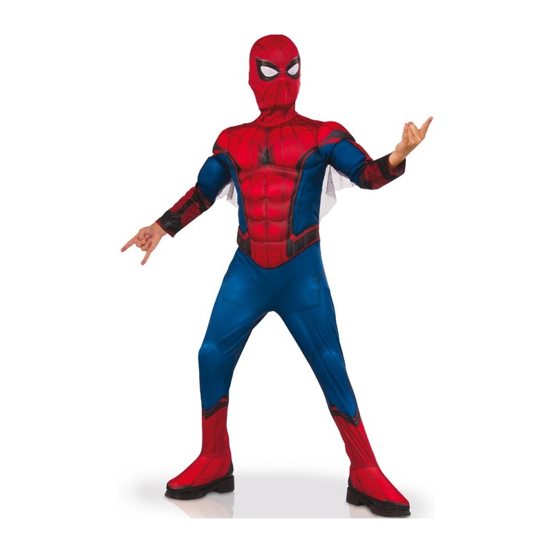 Déguisement Spider-Man musclé Home Coming luxe pour enfant de 3 ans à 8 ans