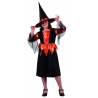 Costume sorcière halloween orange