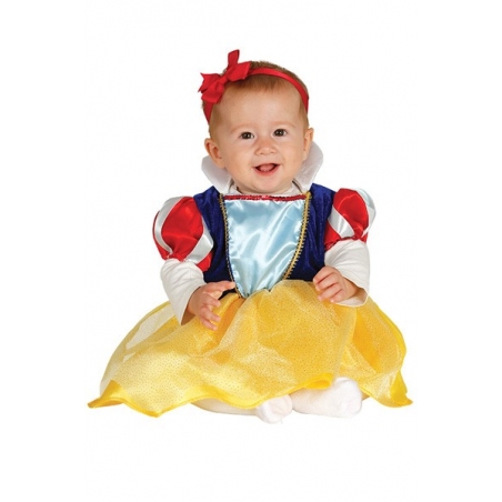 Déguisement de princesse pour bébé, robe de princesse de dessin animé 0 à 6 mois et 6 à 12 mois