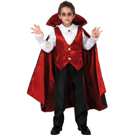 Déguisement de vampire pour garçon de 3 à 12 ans - costume halloween