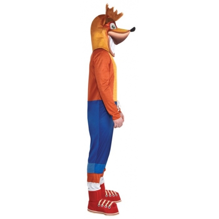 déguisement jeu vidéo PlayStation, incarnez le célèbre Crash Bandicoot grâce à ce costume officiel