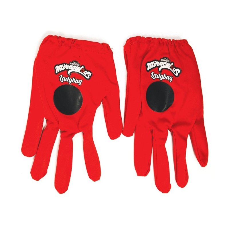 Paire de gants de Miraculous Ladybug pour fille sous licence officielle