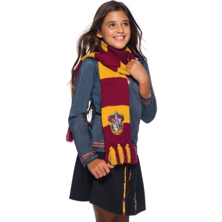 Harry Potter, écharpe maison Gryffondor luxe Harry Potter, écharpe maison Gryffondor luxe
