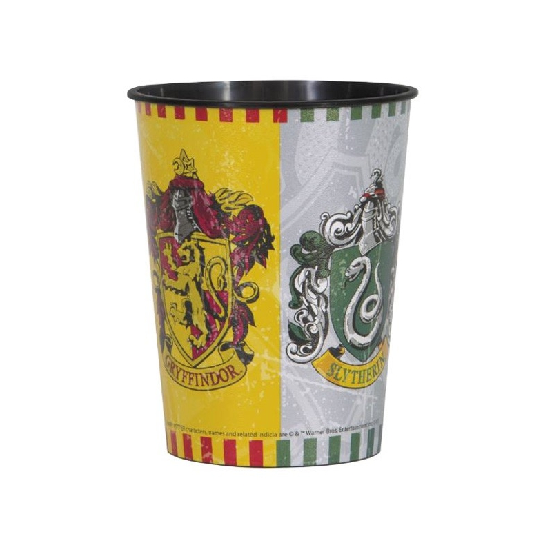 Gobelet Harry Potter en plastique 473ml gryffondor, serpentard - anniversaire Harry Potter