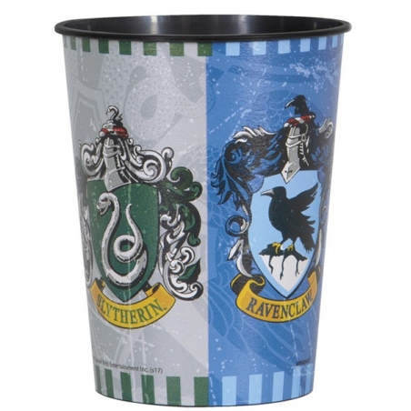 Anniversaire Harry Potter, gobelet en plastique 473ml pouflsouffle, serpentard