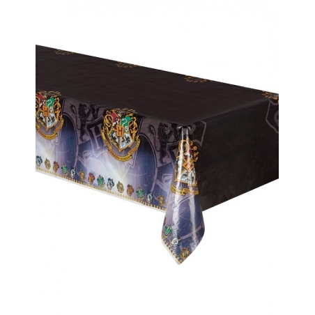 Nappe Harry Potter en plastique d'environ 1,37 x 2,13 m, décorez vos tables aux couleurs des maisons de Harry Potter Nappe Harry Potter en plastique d'environ 1,37 x 2,13 m, décorez vos tables aux couleurs des maisons de Harry Potter